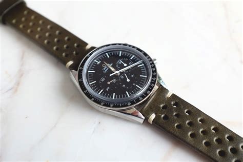 omega gold strap watches|omega speedmaster moonwatch leather strap.